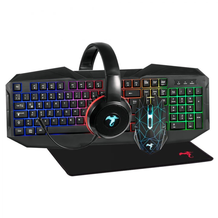 Teclado Kolke Combat KGK-391 con mouse / Mouse Pad / auriculares