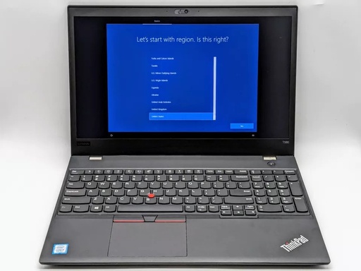 [COMP000029] ThinkPad T580 15.6" - Resistente, Potente y Segura